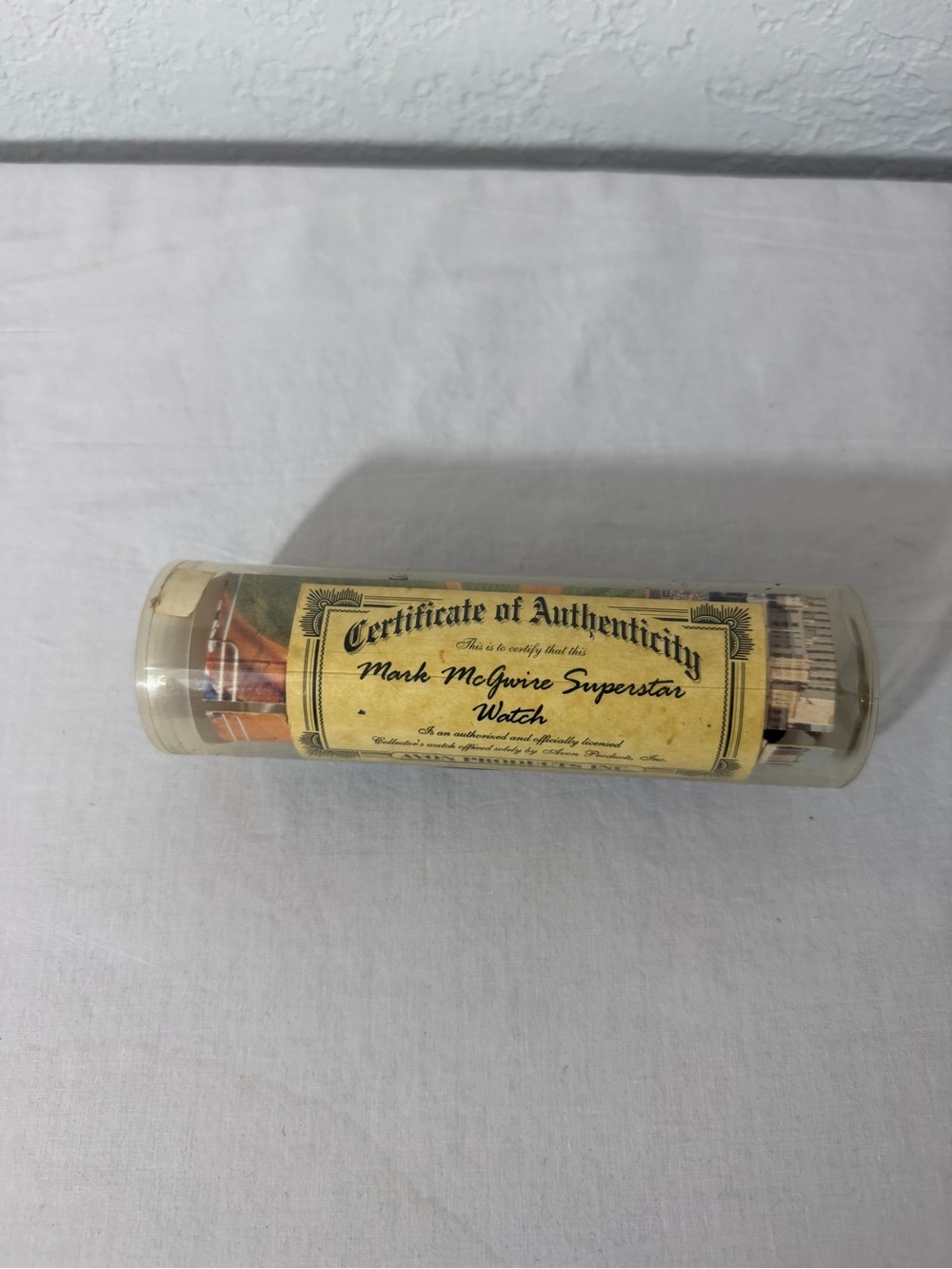 with Cream Certificate Tube